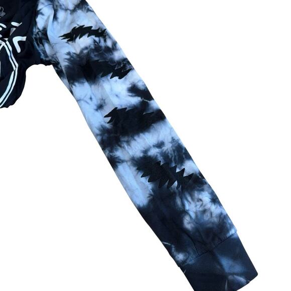 Market X Grateful Dead Shirt L/S Black Medium Tie Dye Grunge Metal Deadheads - Picture 4 of 8